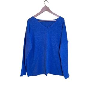 Eileen Fisher Cotton Linen Blend Sweater Women's